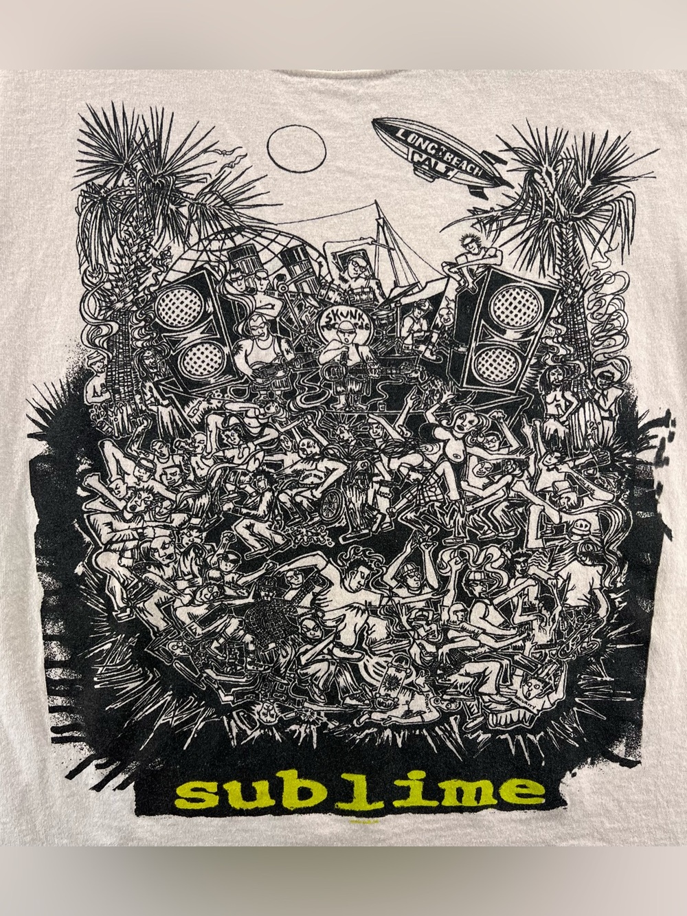 Vintage Sublime Tour Shirt XL Ska Punk Band Mosh Pit Grunge 90s Anvil Tag RARE - Picture 2 of 8
